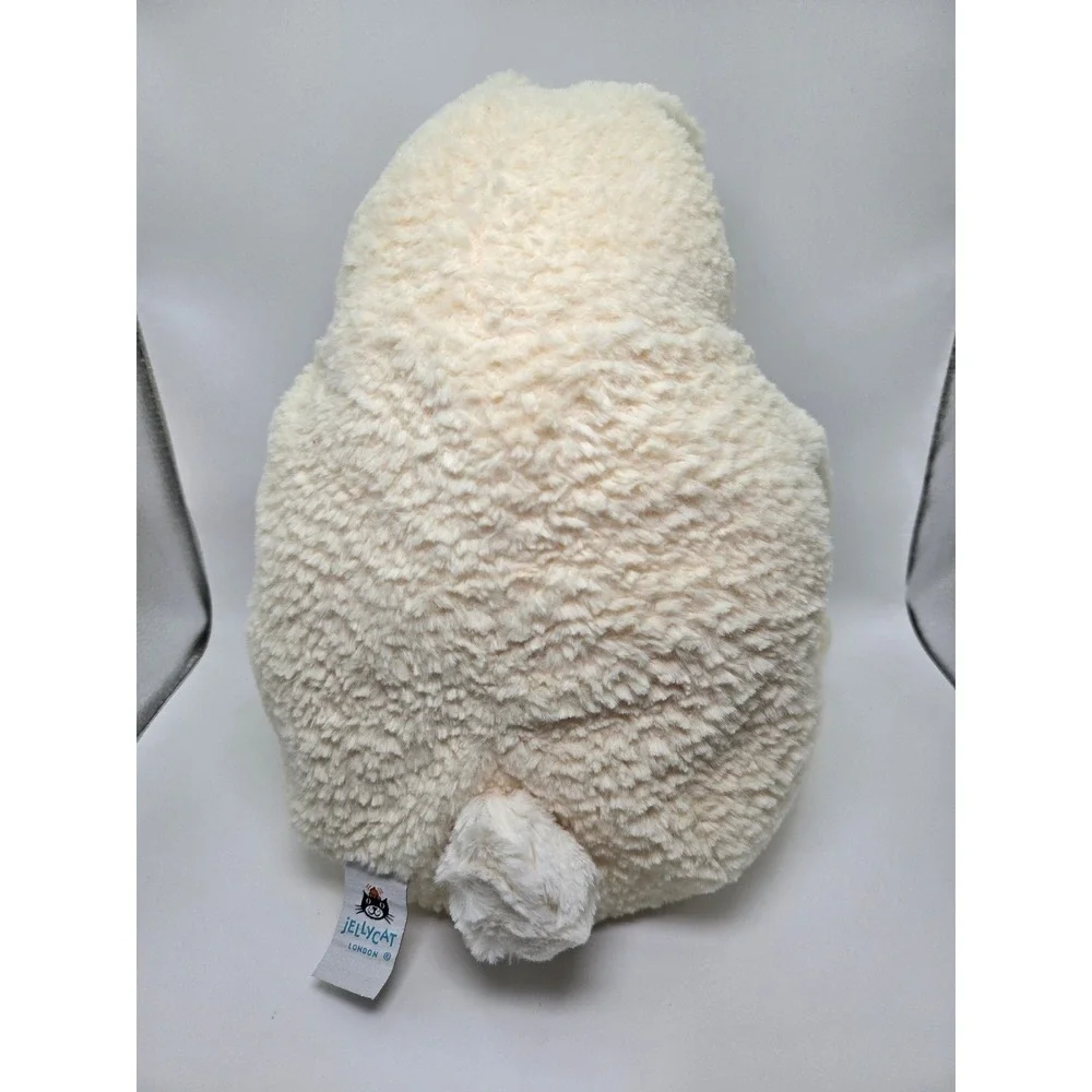 Jellycat Amore Bunny Cream Plush Stuffed Animal Retired Rare Weighted‎
